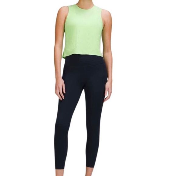 Lululemon Swift Ventilated Running Tank Top Scream Green Light - Picture 6 of 10